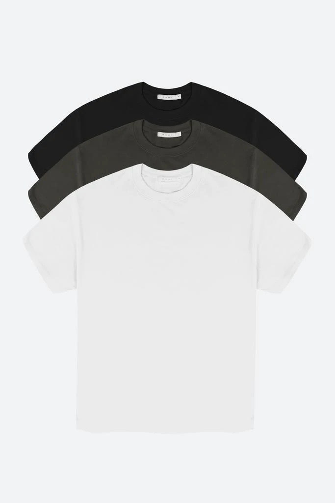 商品MNML|Every Day Tee 3 Pack - Black/Vintage Black/White,价格¥461,第1张图片