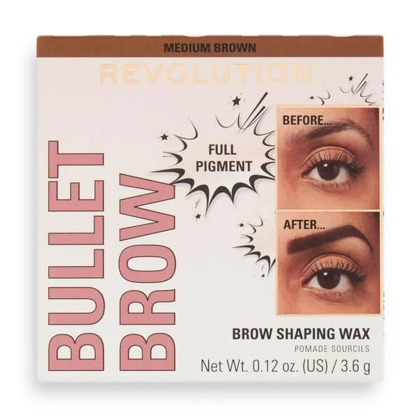商品Lookfantastic|Makeup Revolution Bullet Brow Shaping Wax 3.6g (Various Shades),价格¥35,第2张图片详细描述