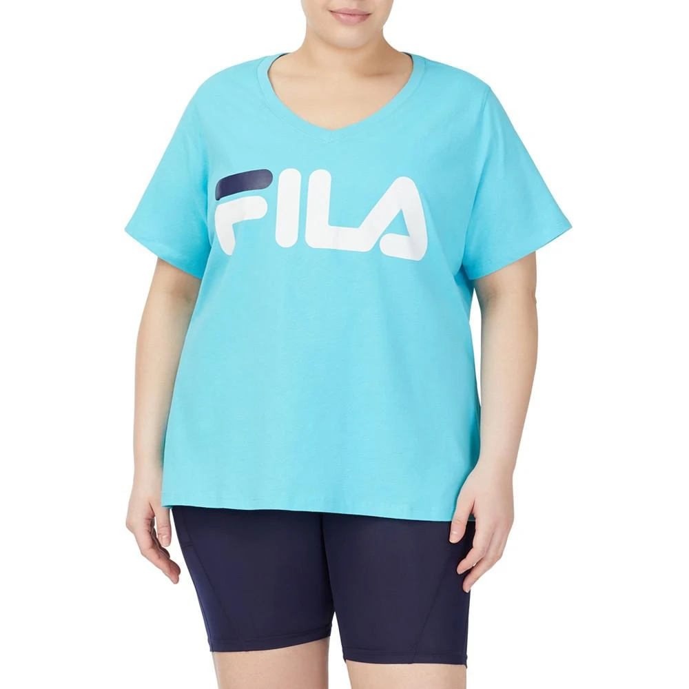 商品Fila|Plus Size Cotton Time Honored T-Shirt,价格¥105,第3张图片详细描述