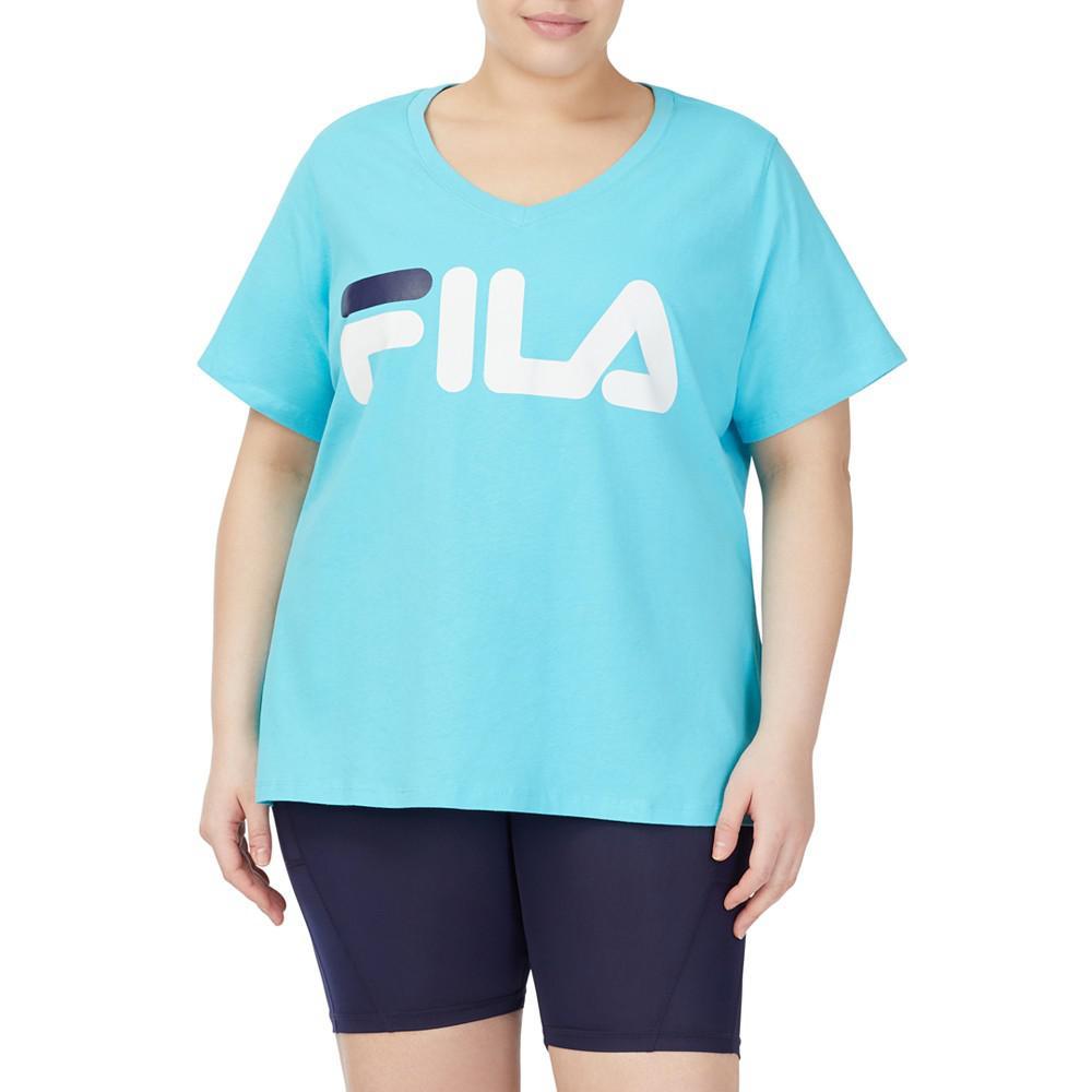 商品Fila|Plus Size Cotton Time Honored T-Shirt,价格¥103,第5张图片详细描述