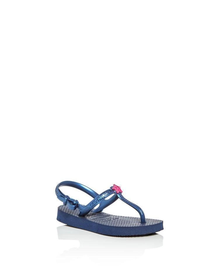 商品Havaianas|女孩(小童/幼儿)Girls' Freedom Star T-Strap Slingback Flip-Flops - Walker, Toddler, Little Kid,价格¥98,第1张图片