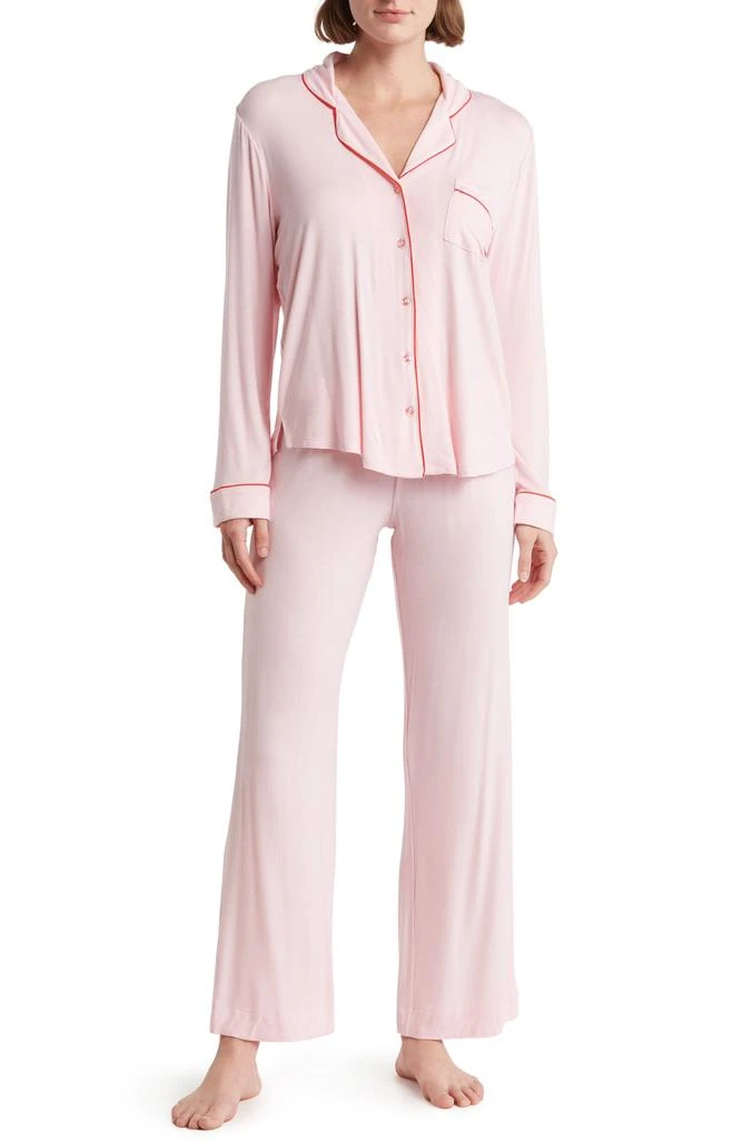 商品Nordstrom|Tranquility Long Sleeve Shirt & Pants Two-Piece Pajama Set,价格¥286,第1张图片