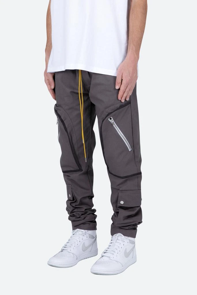 商品MNML|Contrast Taped Cargo Pants - Charcoal Grey,价格¥192,第2张图片详细描述