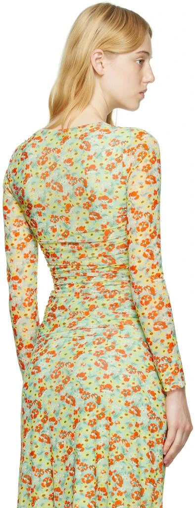 商品Ganni|Green Floral Blouse,价格¥273,第3张图片详细描述