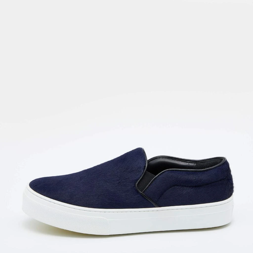 商品[二手商品] Celine|Celine Blue Calf Hair Slip-on Sneakers Size 36,价格¥1940,第1张图片