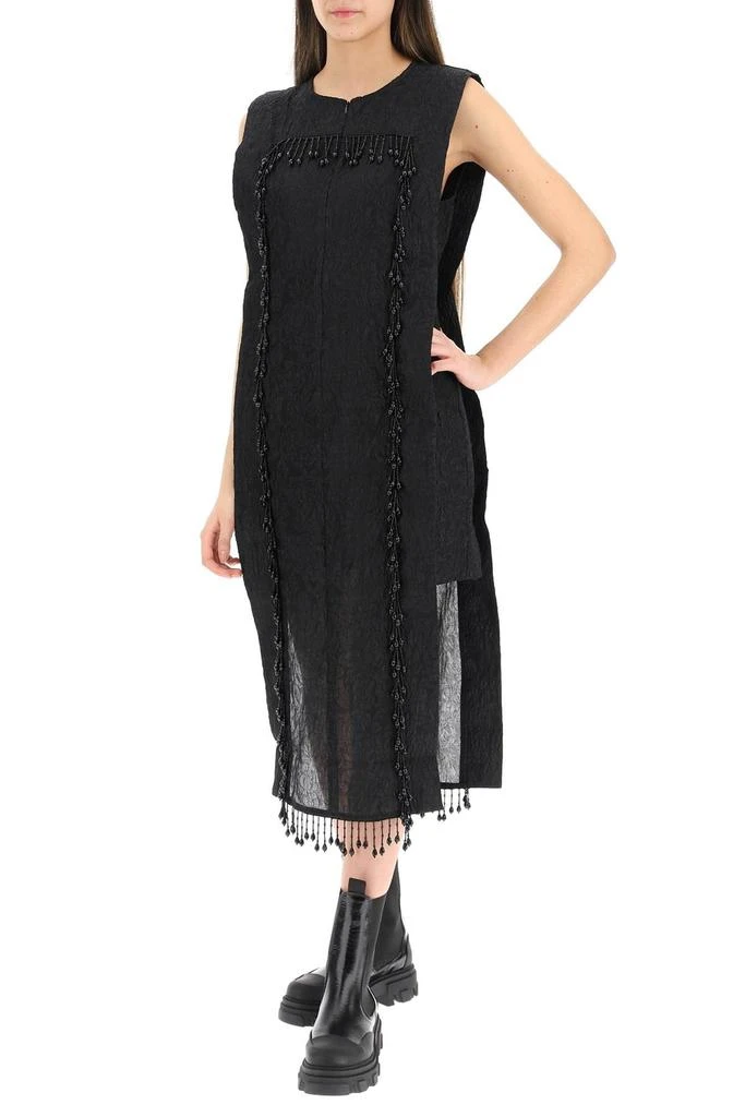 商品Ganni|FRINGED ORGANZA DRESS,价格¥1630,第2张图片详细描述