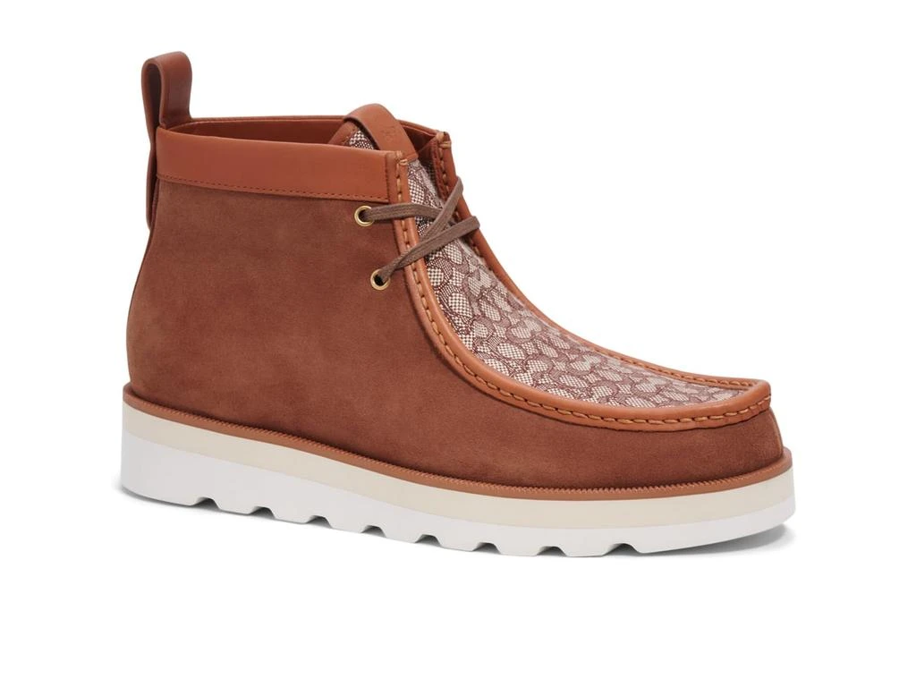 商品Coach|Micro Signature Suede Chukka Boot,价格¥1234,第1张图片