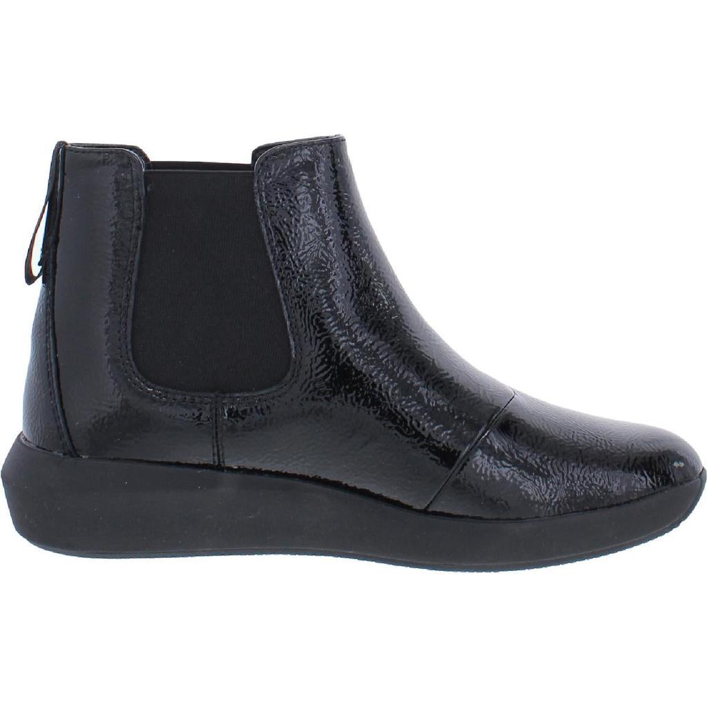 商品Clarks|Clarks Womens Tawni Mid Patent Leather Ankle Chelsea Boots,价格¥251,第4张图片详细描述