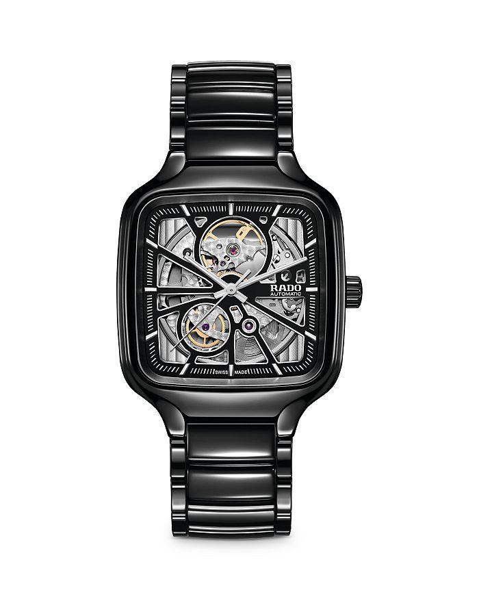 商品Rado|True Square Skeleton Watch, 38mm,价格¥17453,第3张图片详细描述