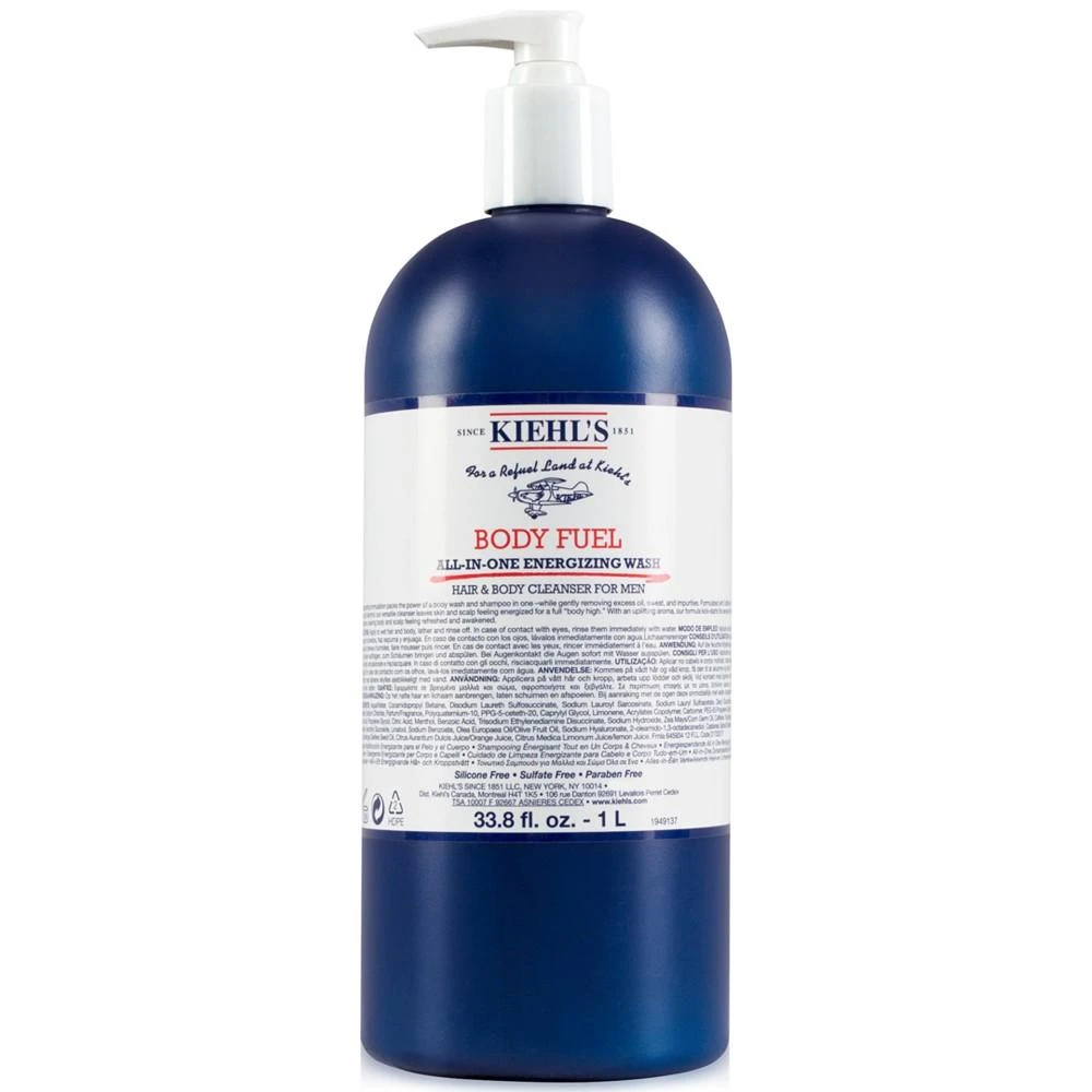 商品Kiehl's|Body Fuel All-In-One Energizing Wash, 33.8 fl. oz.,价格¥487,第1张图片