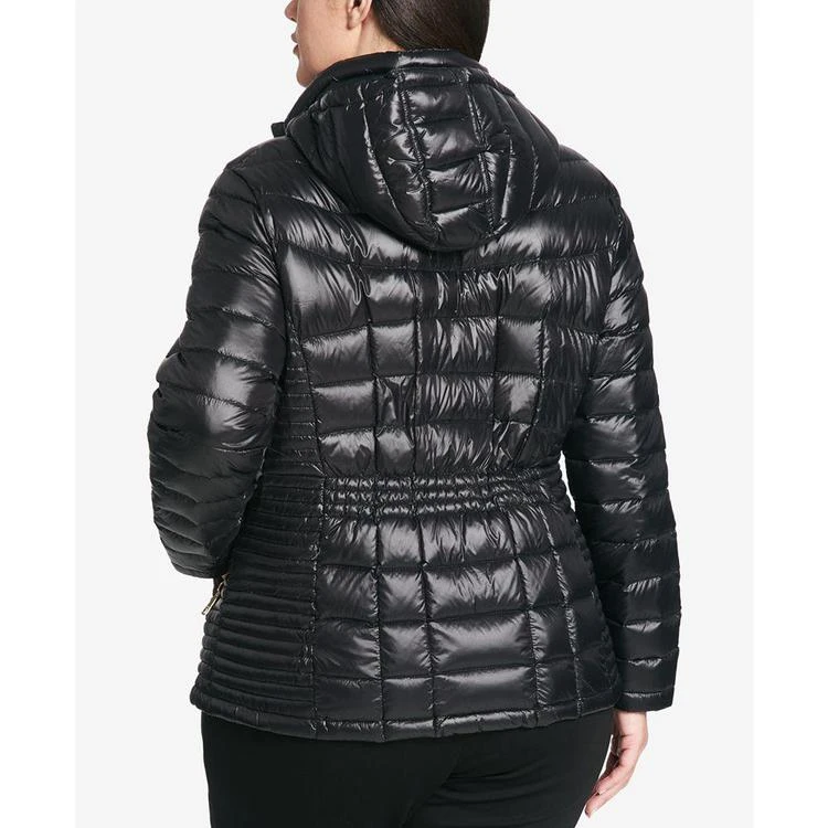 商品Calvin Klein|Plus Size Packable Puffer Coat,价格¥748,第4张图片详细描述