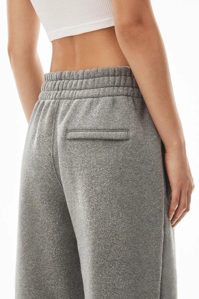 商品Alexander Wang|T By Alexander Wang Women Glitter Essential Terry Puff Logo Sweatpants,价格¥1322,第4张图片详细描述