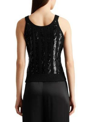 商品Ralph Lauren|Embellished Sleeveless Tank Sweater,价格¥2485,第2张图片详细描述