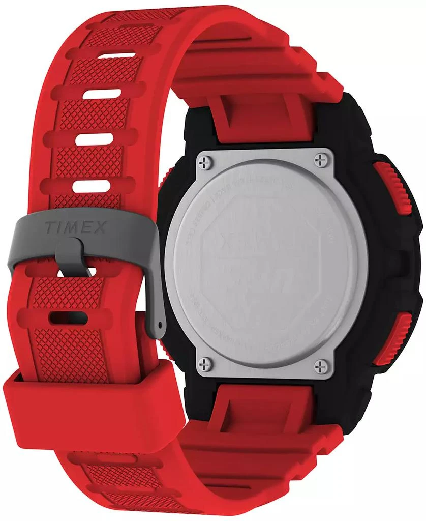 商品Timex|Men's UFC Rumble Digital Red Polyurethane Strap 50mm Round Watch,价格¥487,第2张图片详细描述