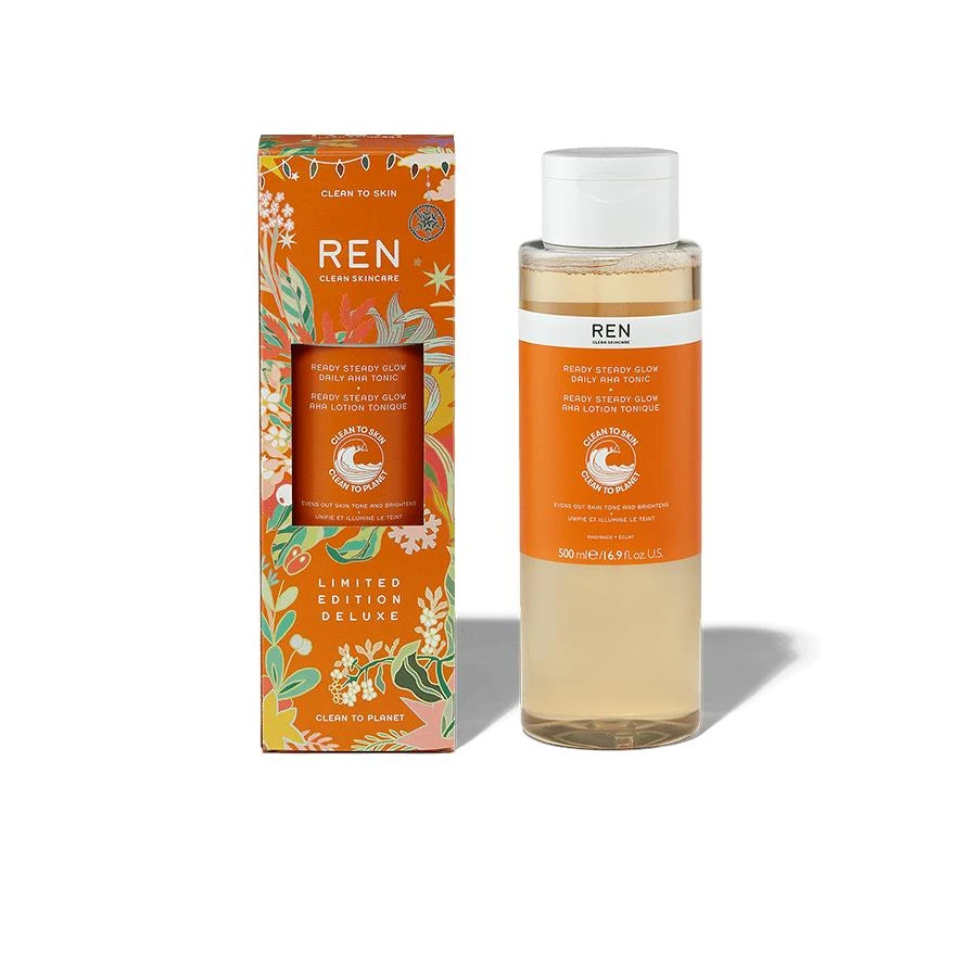 商品REN Clean Skincare|Supersize Radiance Ready Steady Glow Daily AHA Tonic,价格¥228,第1张图片