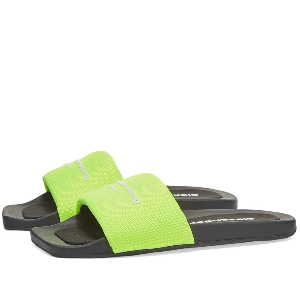 商品Alexander Wang|Alexander Wang Logo Pool Slide,价格¥956,第1张图片