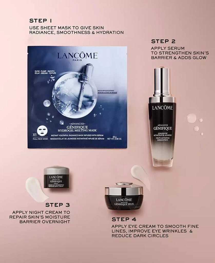 商品Lancôme|4-Pc. Advanced Génifique Holiday Skincare Set,价格¥1146,第3张图片详细描述