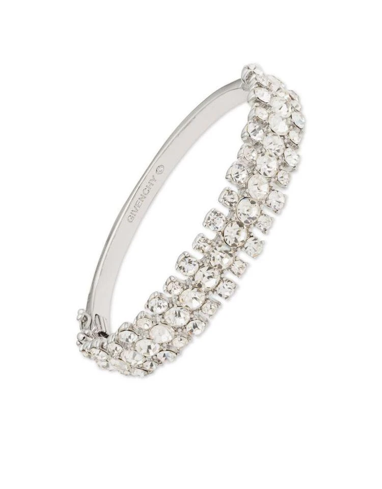 商品Givenchy|Crystal Pavé Silvertone Bangle,价格¥297,第2张图片详细描述