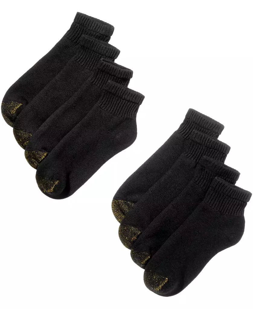 商品Gold Toe|Men's 8-Pack Athletic Quarter Socks,价格¥116,第1张图片