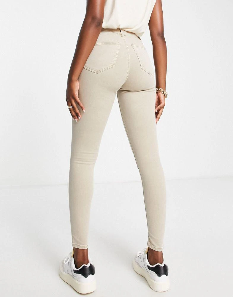 商品Topshop|Topshop Joni jeans in sand,价格¥357,第2张图片详细描述