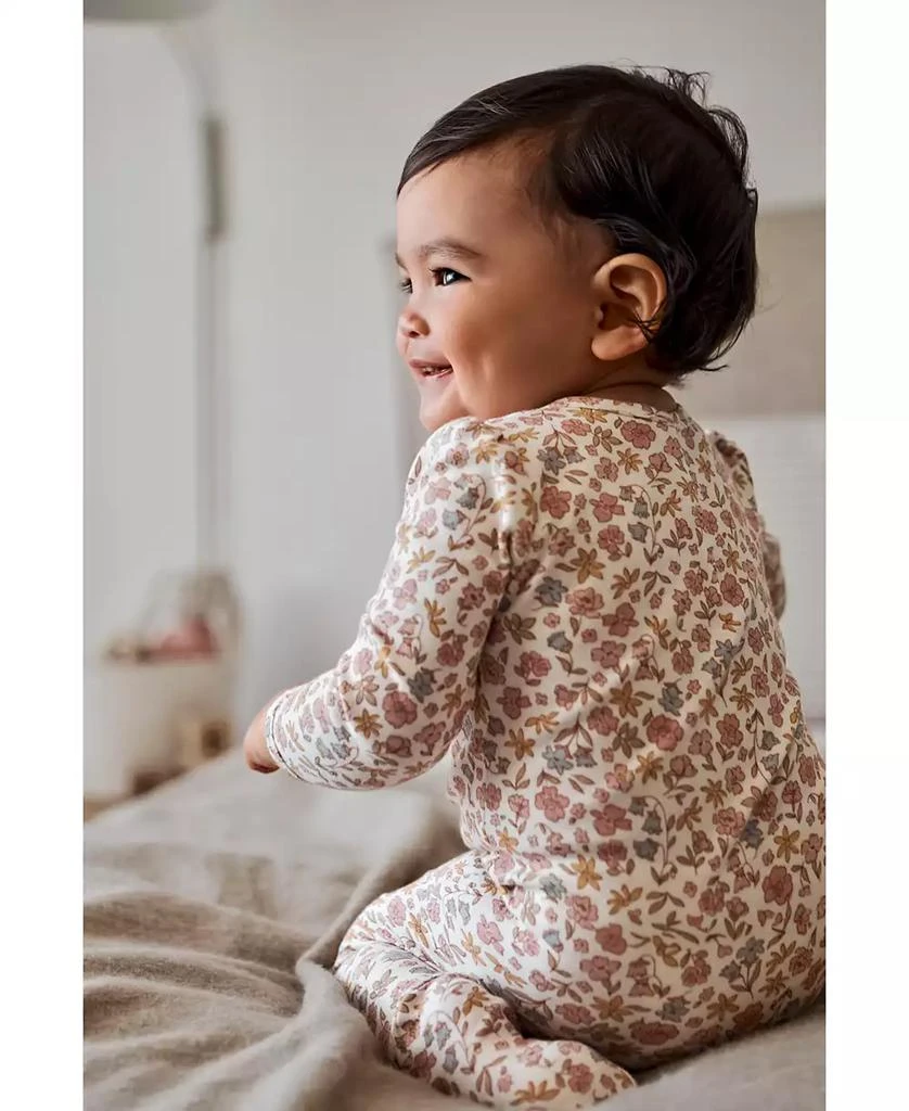 商品Carter's|Baby Girls Cotton Floral Sleep & Play Pajamas,价格¥67,第4张图片详细描述