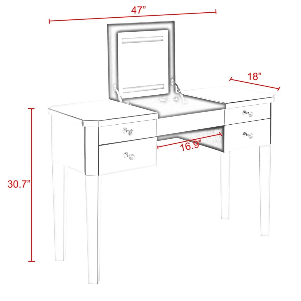 Inspired Home  Vanity Table 商品