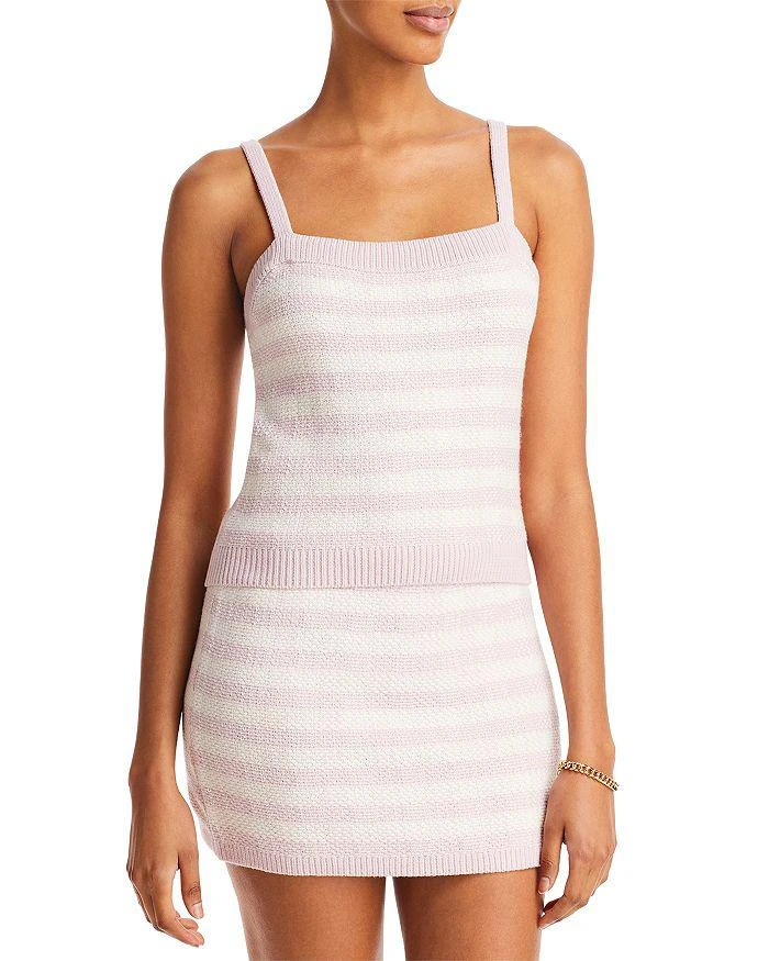 商品AQUA|Gingham Knit Tank - 100% Exclusive,价格¥153,第1张图片