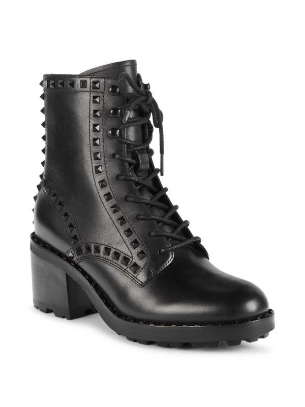 商品Ash|Studded Leather Combat Boots,价格¥894,第2张图片详细描述