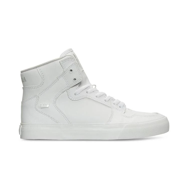 商品Supra|男童Supra Boys' Vaider Casual Skate High Top Sneakers from Finish Line,价格¥193,第3张图片详细描述