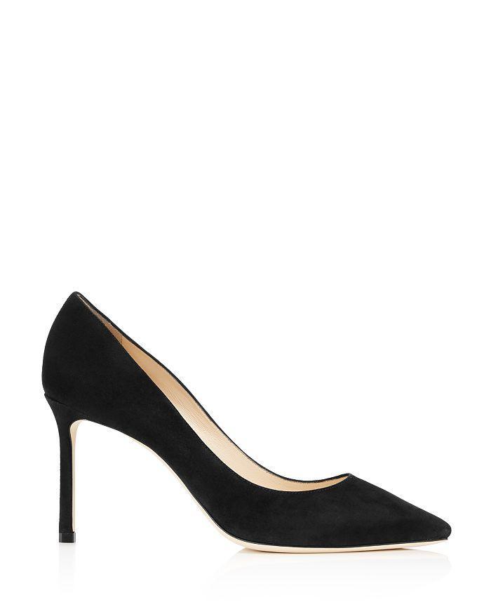 商品Jimmy Choo|Women's Romy 85 Pointed-Toe Pumps,价格¥5170,第5张图片详细描述