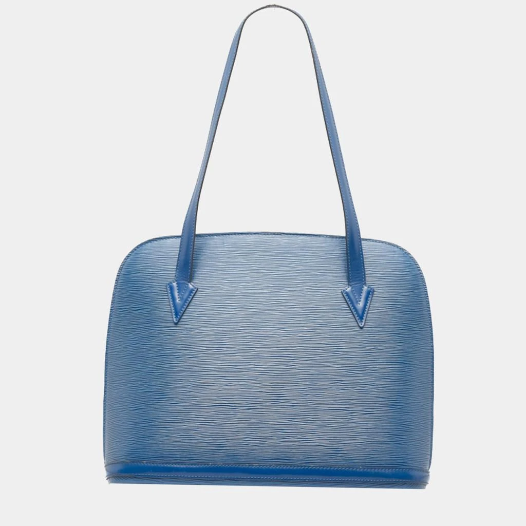 商品[二手商品] Louis Vuitton|Louis Vuitton Blue Epi Lussac Tote Bag,价格¥5437,第3张图片详细描述