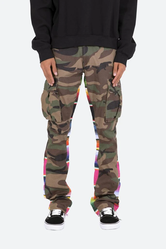 商品MNML|Serape Bootcut Cargo Pants - Camo,价格¥259,第1张图片