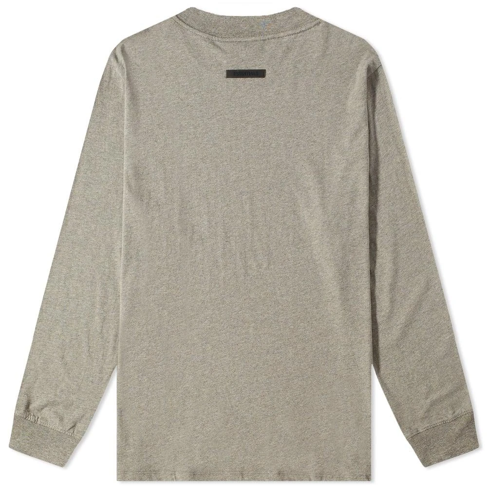 商品Essentials|Fear of God ESSENTIALS Long Sleeve Summer Core T-Shirt - Dark Heather Oatmeal,价格¥441,第2张图片详细描述