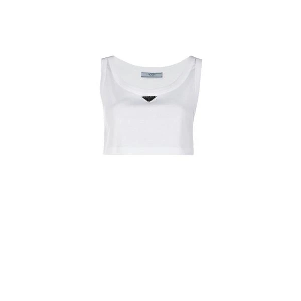 商品Prada|Top en coton,价格¥4964,第1张图片