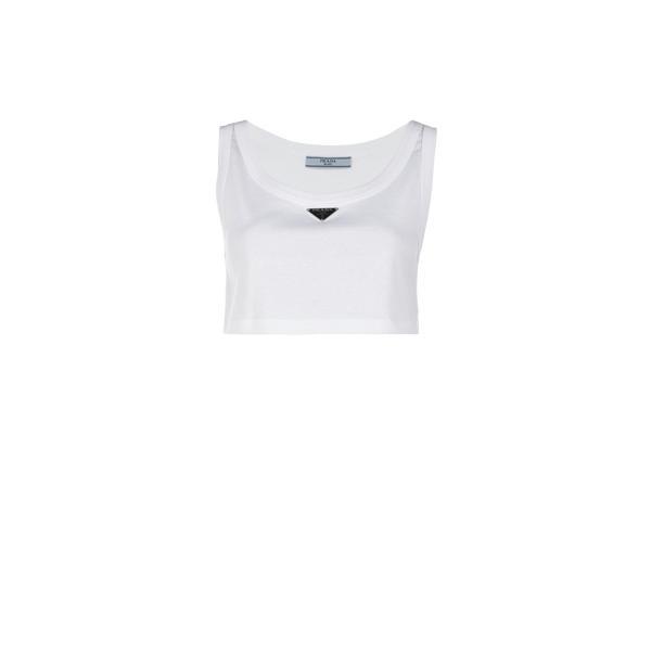 商品Prada|Top en coton,价格¥4608,第1张图片