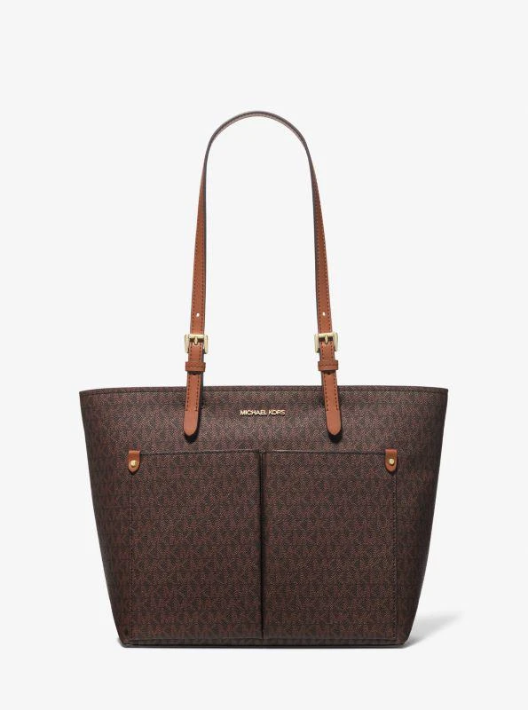 商品Michael Kors|Jet Set Medium Logo Pocket Tote Bag,价格¥811,第1张图片