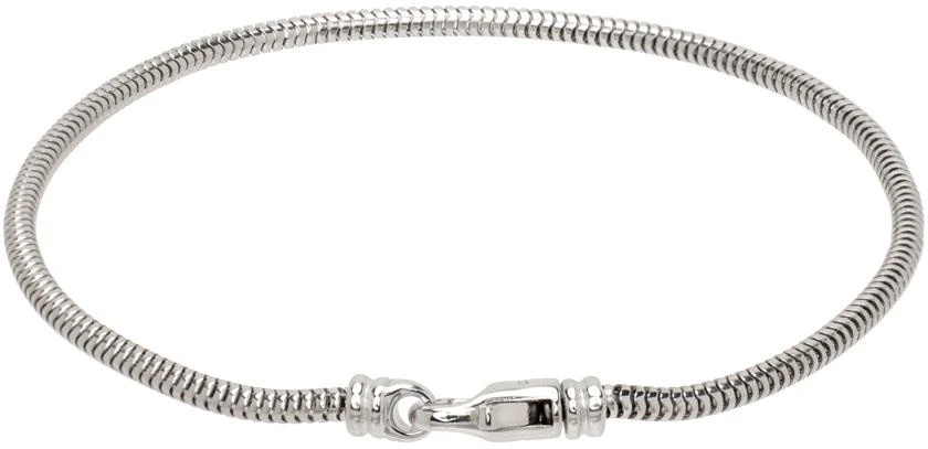 商品Tom Wood|Silver Snake Slim Bracelet,价格¥1374,第2张图片详细描述