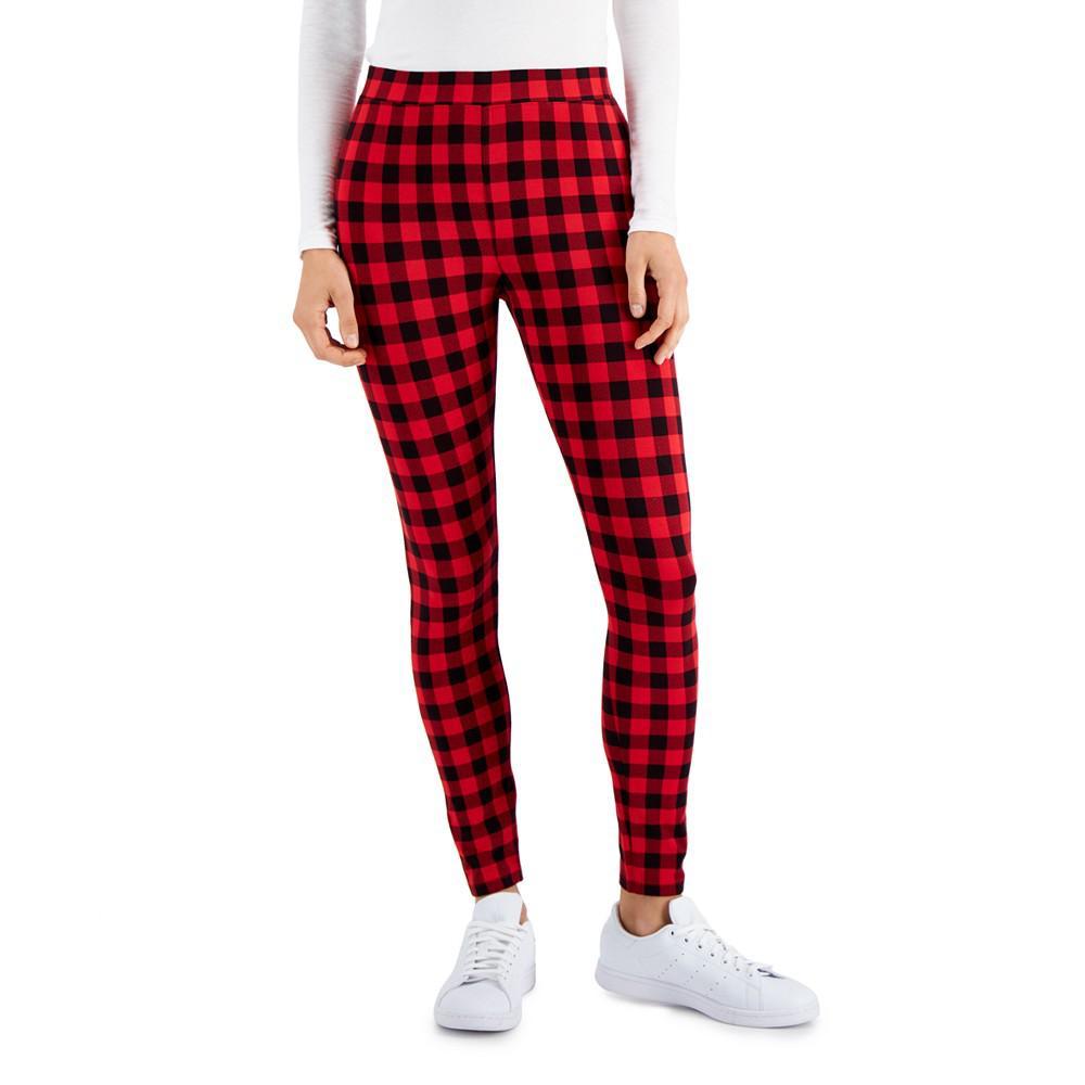 商品Style & Co|Women's Plaid Mid-Rise Leggings, Created for Macy's,价格¥141,第1张图片