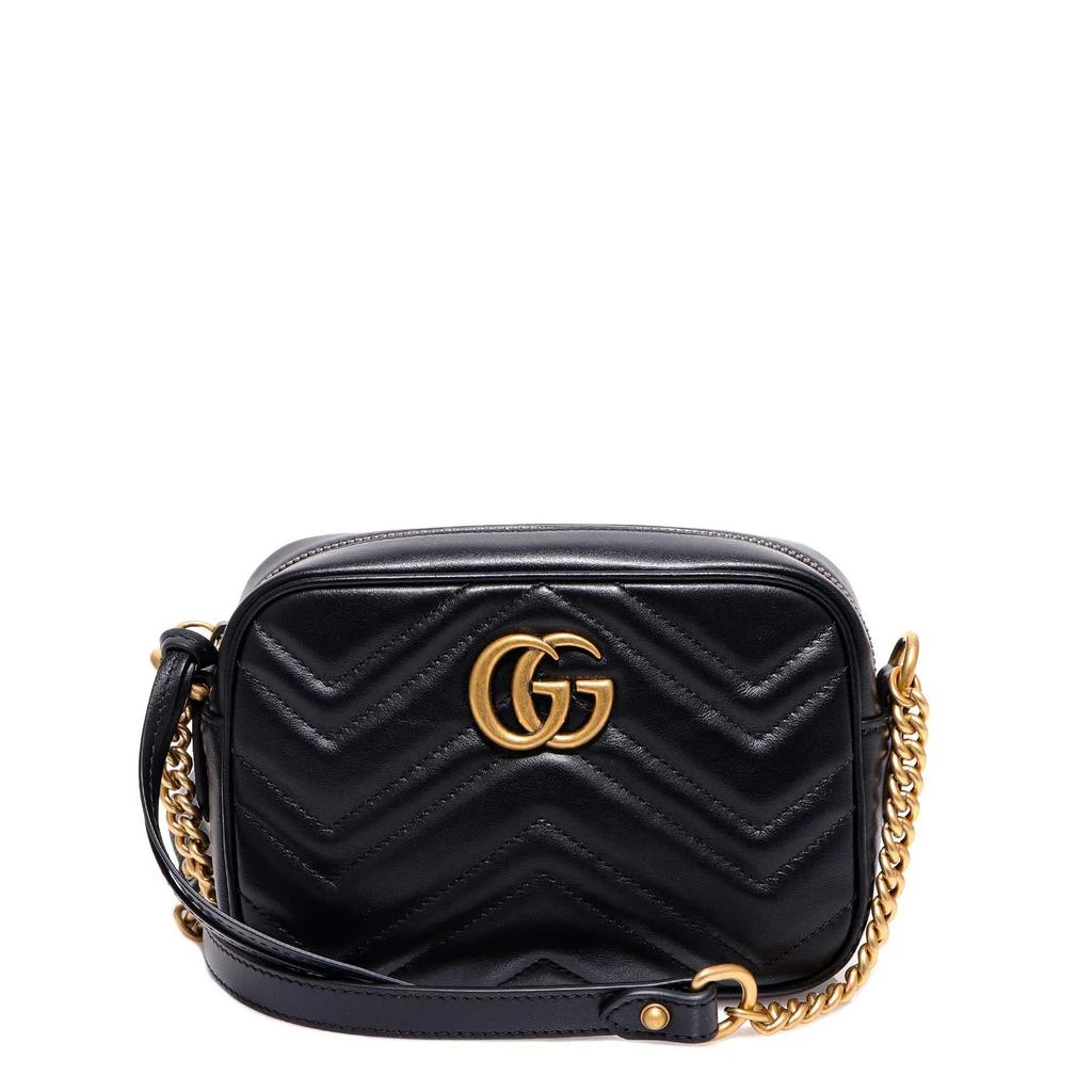 商品Gucci|Matelassé leather bag with frontal GG logo,价格¥10207,第1张图片