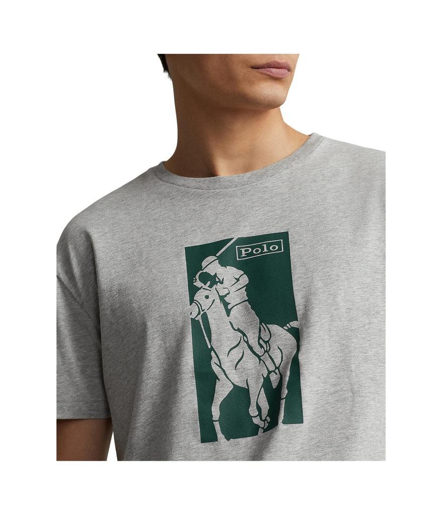商品Ralph Lauren|Classic Fit Big Pony Logo Jersey T-Shirt,价格¥323-¥428,第5张图片详细描述