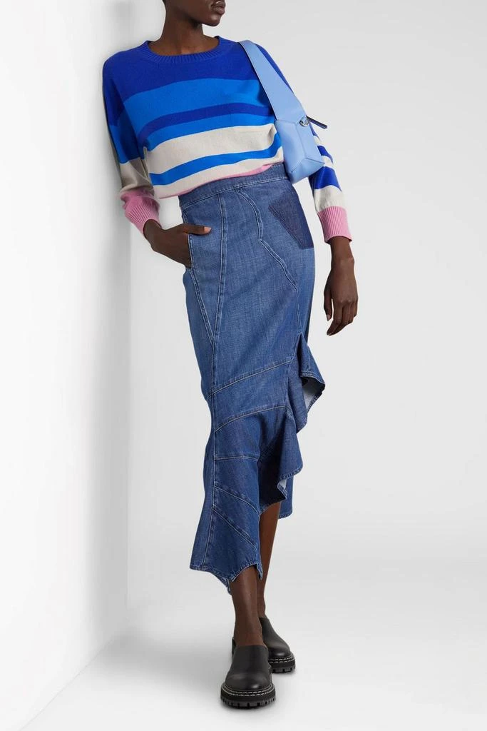 商品CLEMENTS RIBEIRO|College striped cashmere sweater,价格¥2119,第2张图片详细描述