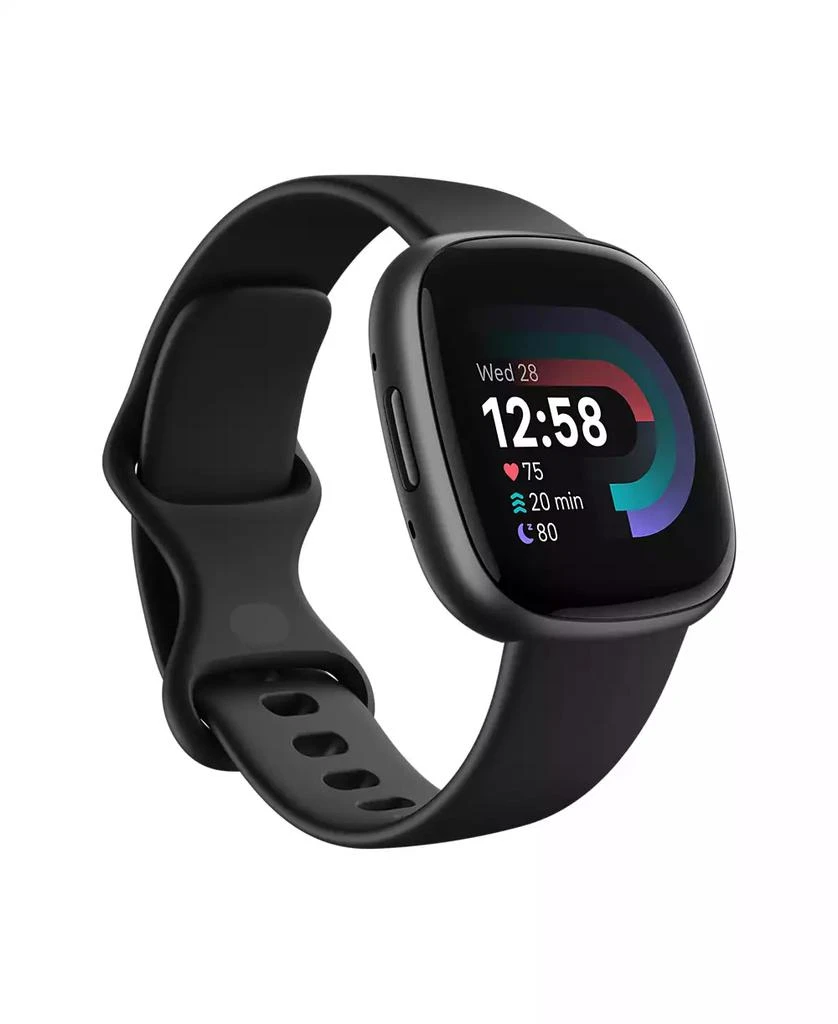 商品Fitbit|Versa 4 Black Graphite Premium Smartwatch, 39mm,价格¥903,第3张图片详细描述