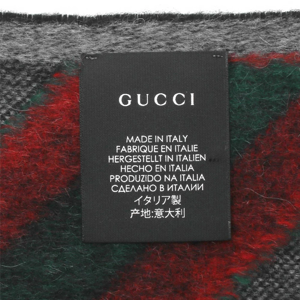 GUCCI 深灰色中性围巾 570603-3G200-1466 商品