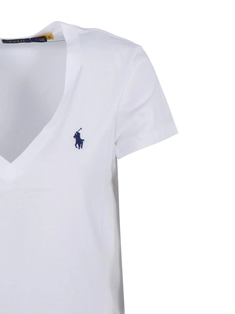 商品Ralph Lauren|Polo Ralph Lauren Pony Embroidered V-Neck T-Shirt,价格¥462,第4张图片详细描述