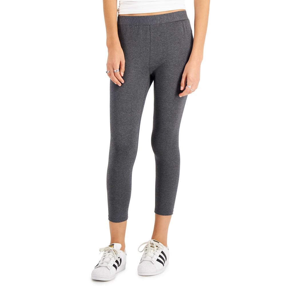 Petite Mid-Rise Basic Capri Leggings, Created for Macy's商品第1张图片规格展示