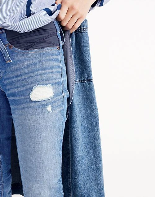 商品Madewell|Maternity Skinny Jeans: Knee-Rip Edition,价格¥714,第3张图片详细描述