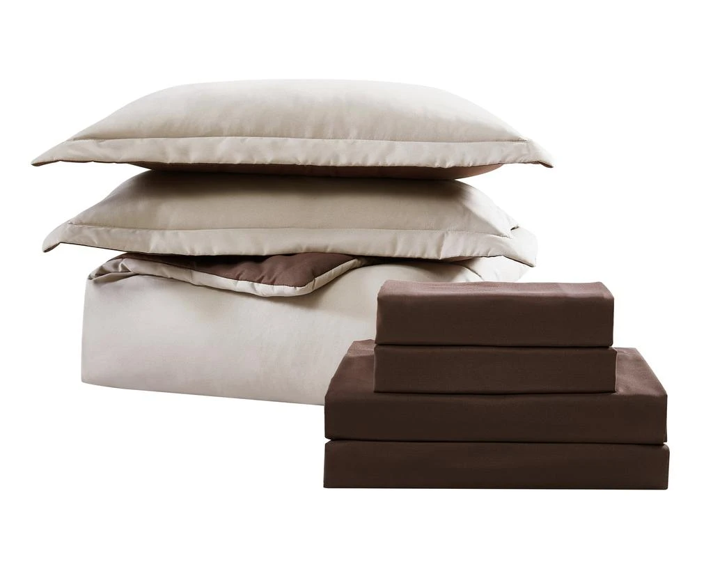 商品The Nesting Company|Chestnut Reversible 7 Piece bed in a bag Comforter Set,价格¥1040,第5张图片详细描述