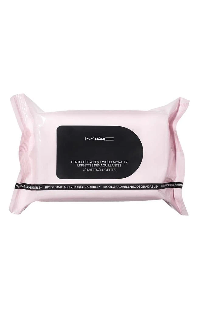 商品MAC|Gently Off Wipes + Micellar Water Makeup Remover Wipes,价格¥149,第2张图片详细描述