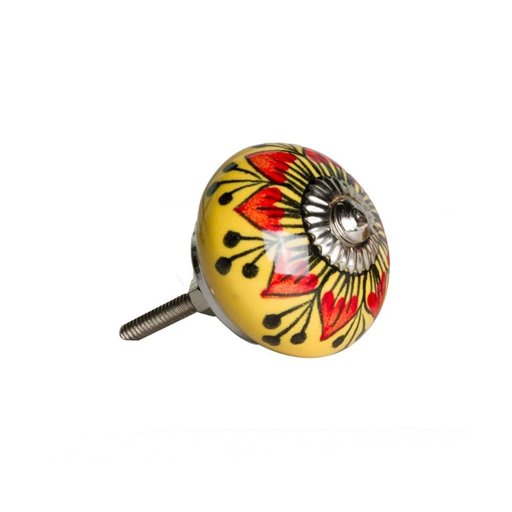 商品KNOB-IT|Handpainted Ceramic Knob Set of 12,价格¥471,第3张图片详细描述