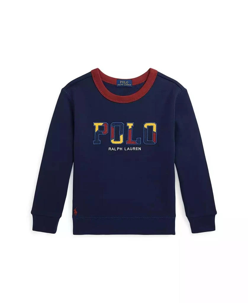 商品Ralph Lauren|Toddler and Little Boys Corduroy-Logo Fleece Sweatshirt,价格¥203,第3张图片详细描述